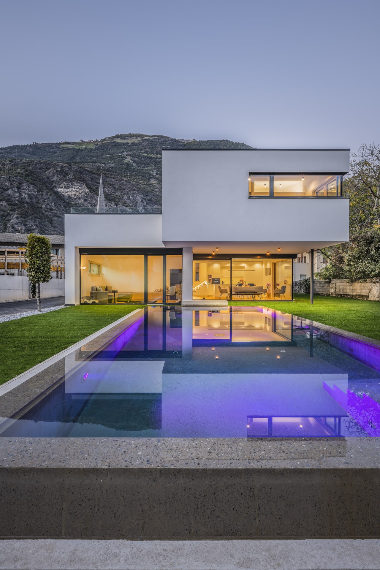 Casa prefabbricata in Alto Adige con piscina