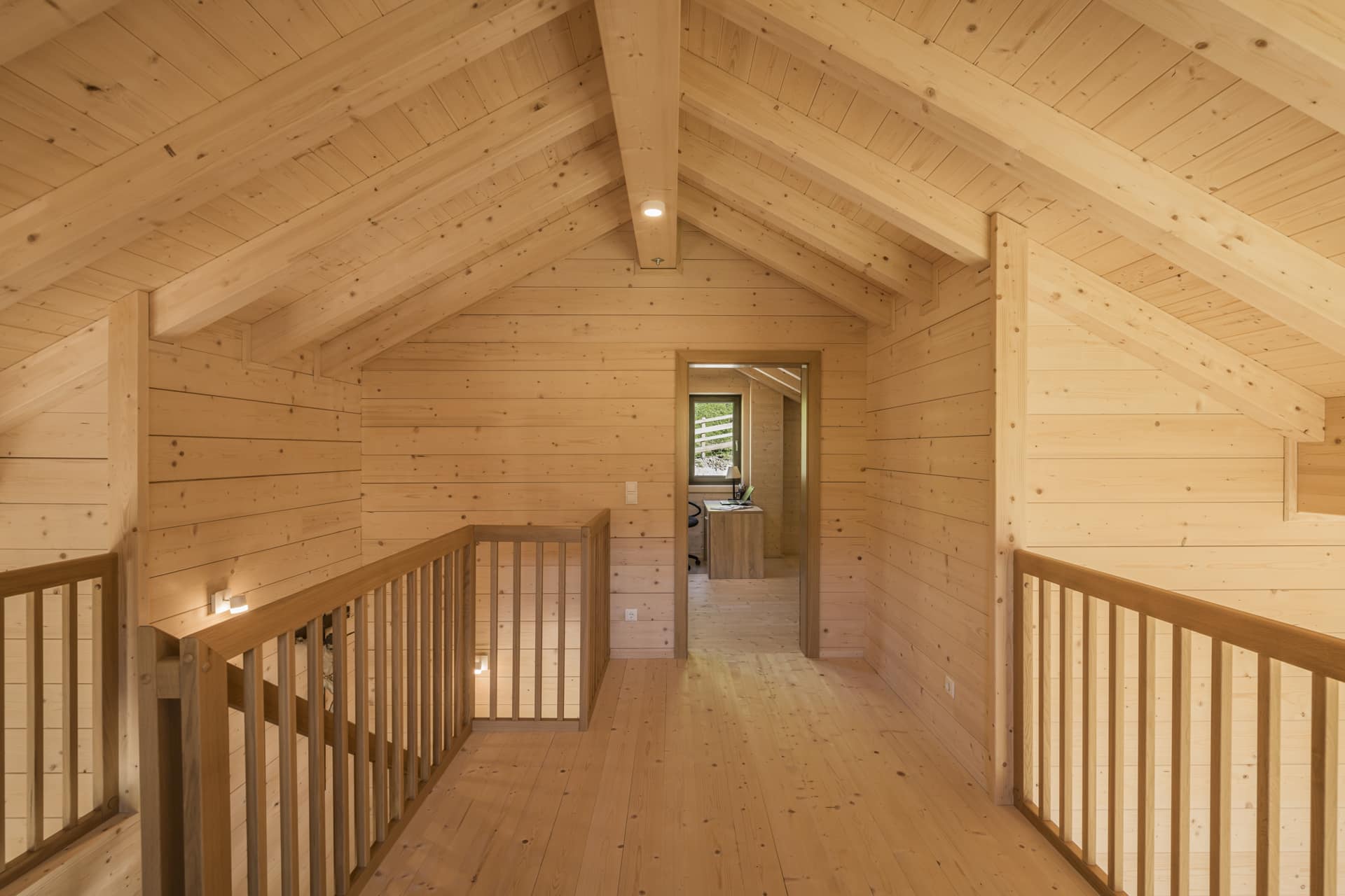 Un ambiente sano in una casa in legno