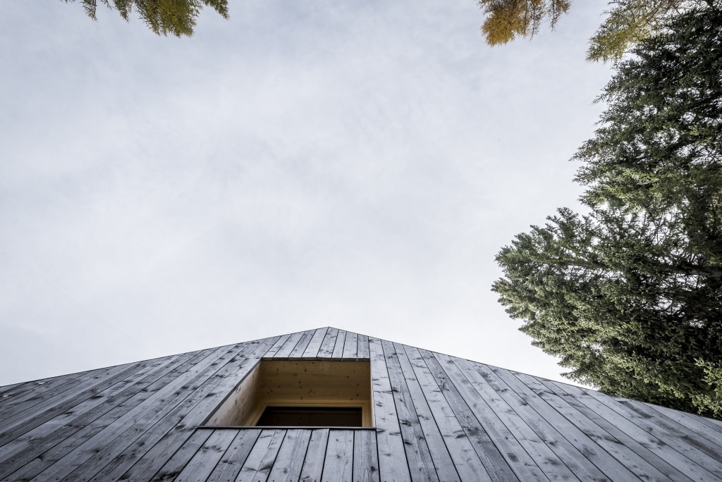 Architettura di una casa in legno