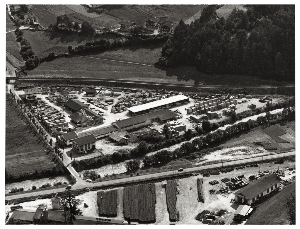 Rubner Blockhaus Betriebsgelände 1972