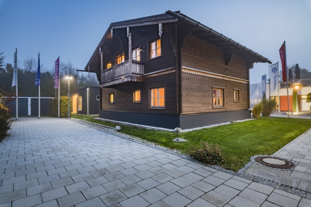 Casa in legno stile tradizionale