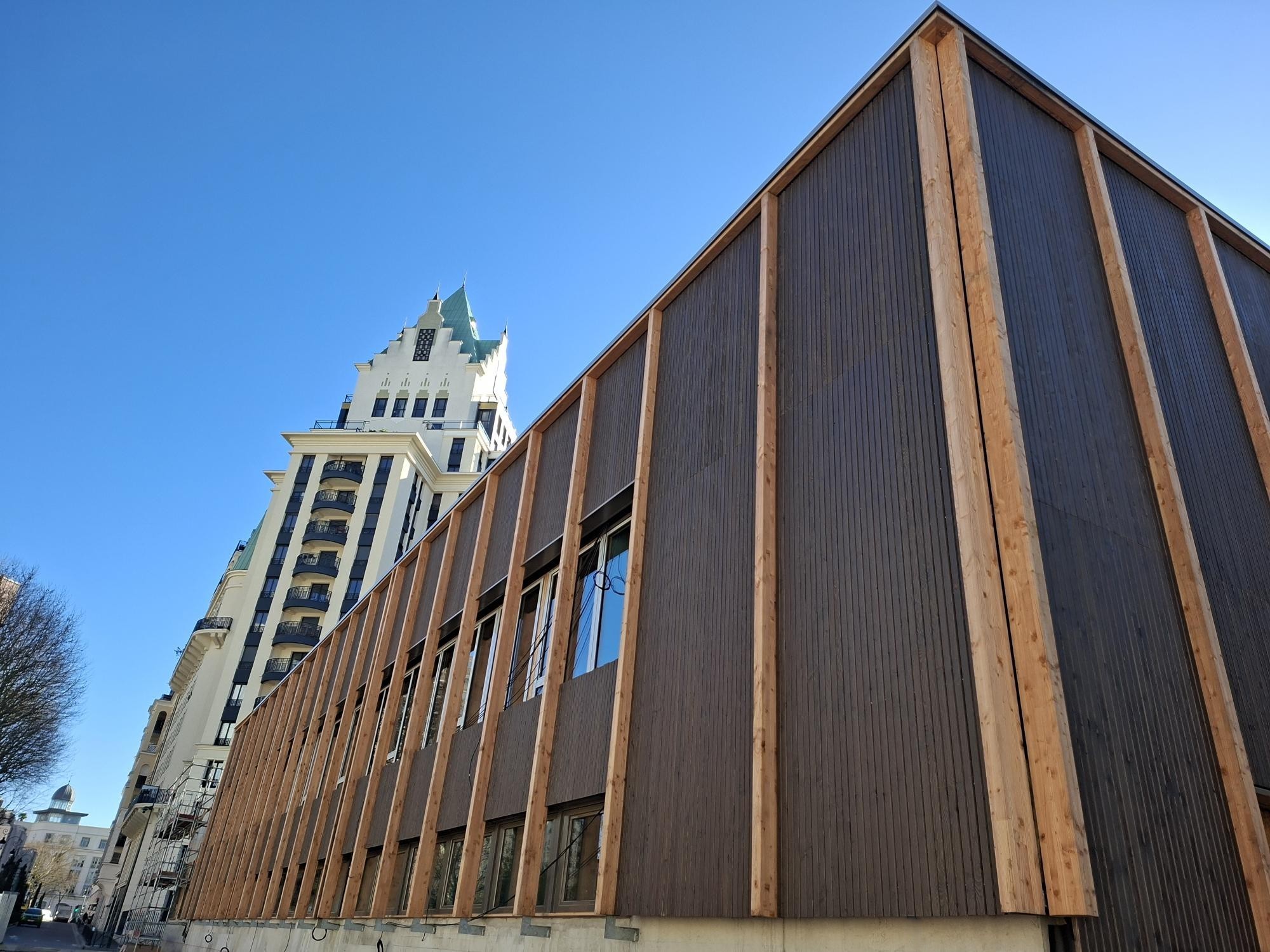 Cladding of the south, east, north, and northwest areas completed - March 2026.
